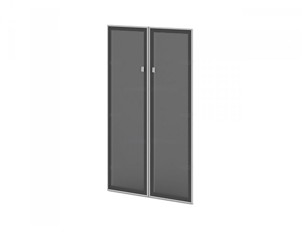 Мебель для персонала VASANTA Двери стеклянные в алюминиевом профиле V-024