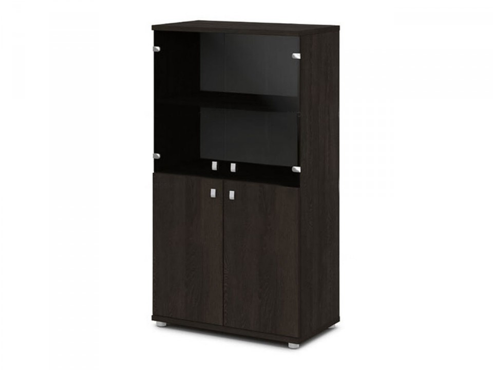 Мебель для персонала VASANTA Шкаф низкий со стеклом V-664