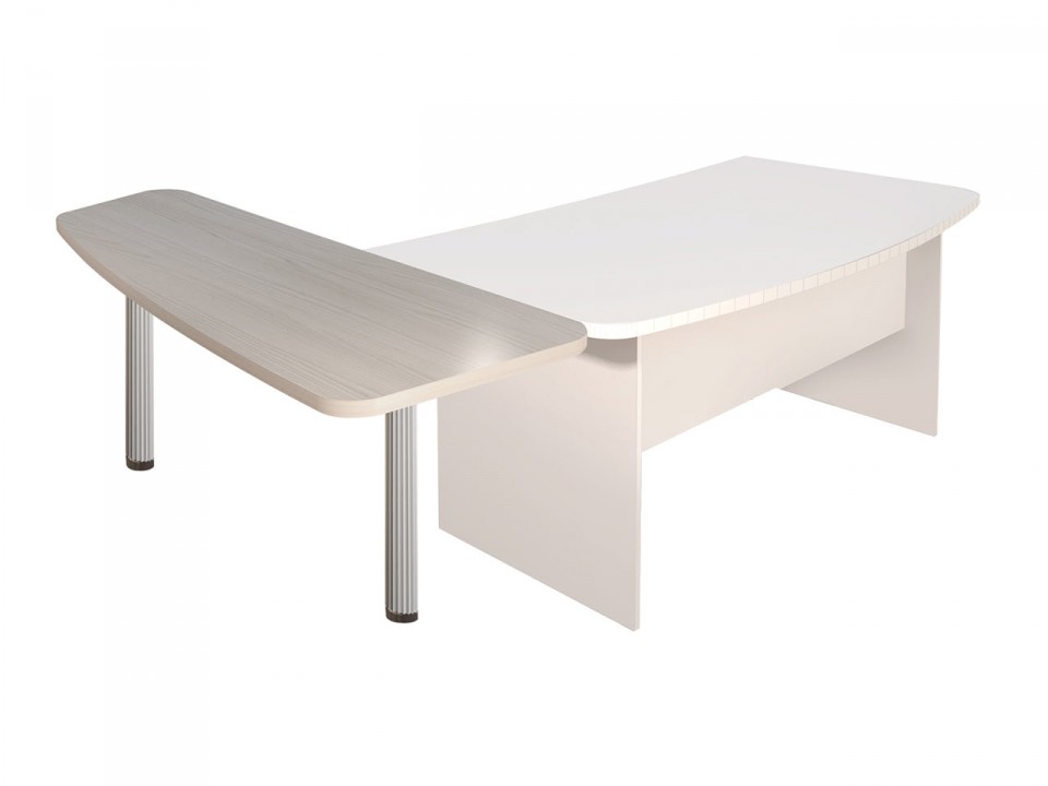 Кабинет руководителя Эталон КЭ44 Приставка Л/П опора рифленая овальная форма