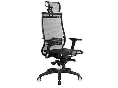 Чёрное кресло руководителя Samurai Black Edition