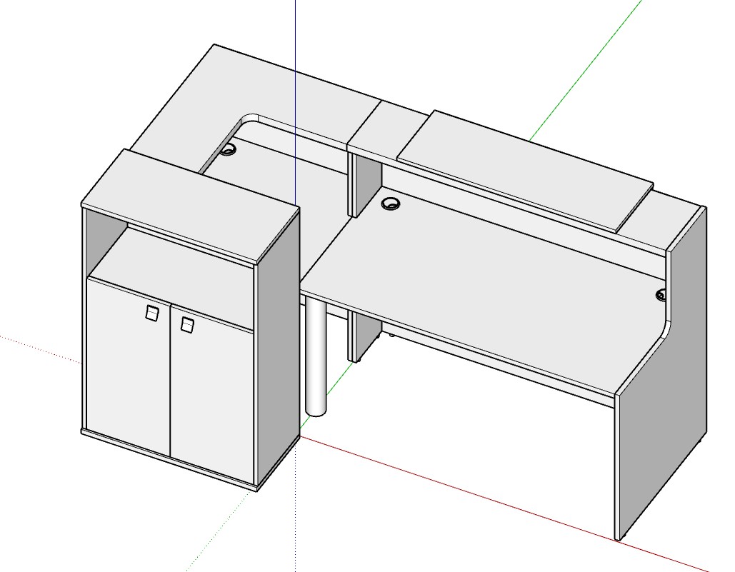 Стойка-ресепшн для офиса Style - вид 15