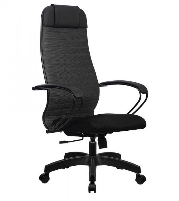Чёрное кресло руководителя МЕТТА Комплект 21 Pl тр - вид 6
