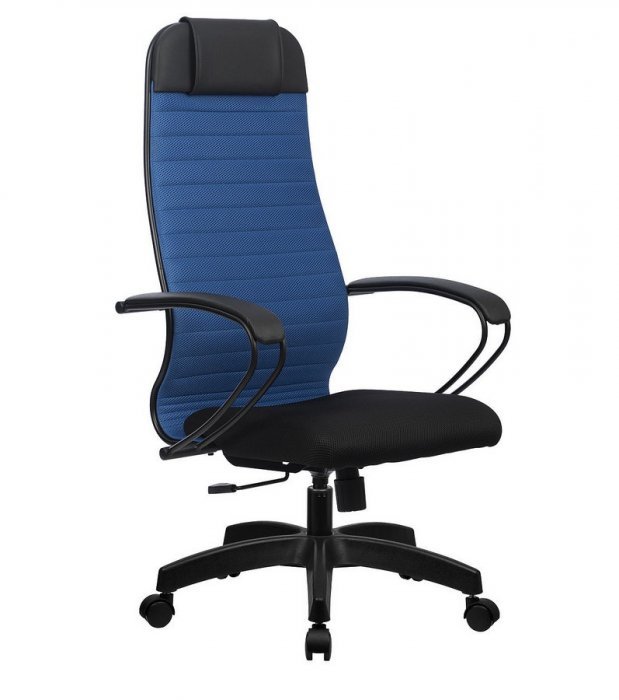 Чёрное кресло руководителя МЕТТА Комплект 21 Pl тр - вид 8